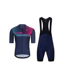 HOLOKOLO maillot corto y pantalón corto - SPECTRO - azul/negro